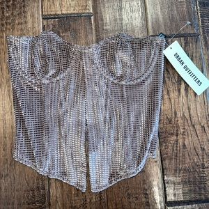 Mauve corset Urban Outfitters